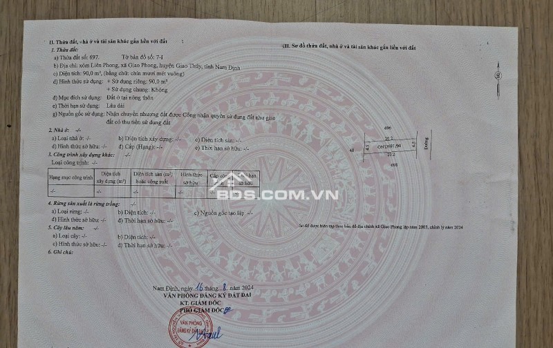 chính chủ cần bán cắt lỗ đất nền du lịch biển quất lâm nam định